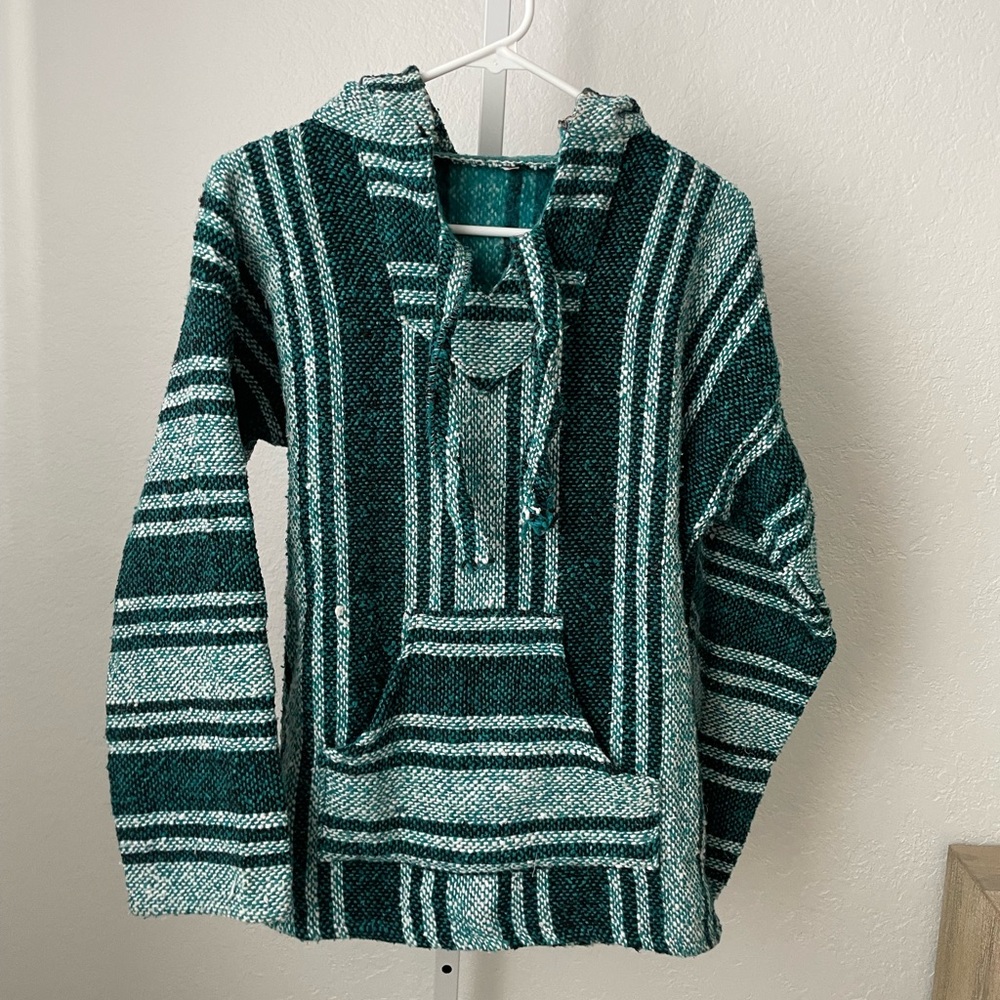 Woven hoodie
